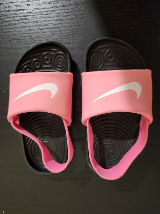 Nike Other - Nike Kids' Pink Slide Sandals with Back Strap
